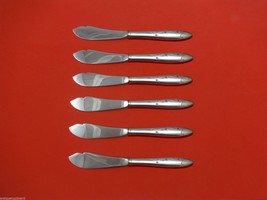 Celeste by Gorham Sterling Silver Trout Knife Set 6pc HHWS Custom Made 7 1/2" - £336.56 GBP