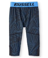 Russell Boys Base Layers Legging 2XL (18) Black &amp; Blue Intelli fresh NEW - £9.07 GBP