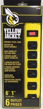 Yellow Jacket 5139 6-Outlet Heavy Duty Metal Power Strip, 6-foot High Vi... - $34.95