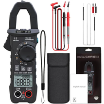 Digital Clamp Meter DC/AC 600A True RMS Ammeter Pliers Inrush Current Sm... - $76.44
