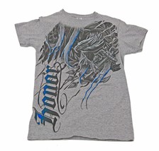 Men&#39;s Honor Eagle Anchor Arrows Grey Tee Shirt Small - $14.84