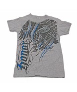 Men&#39;s Honor Eagle Anchor Arrows Grey Tee Shirt Small - $277.24 MXN