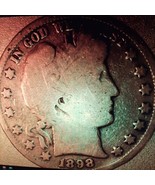 ½ Half Dollar Barber 90% Silver U.S Coin 1898 P Philadelphia Mint 50C KM... - £31.67 GBP
