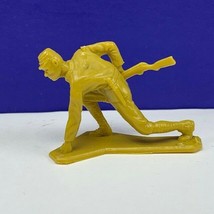 Marx toy soldier Japanese vintage ww2 wwii Pacific 1963 gold figure squa... - $13.81
