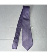 Michael Michael Kors Men&#39;s Tie Purple Print Silk - £11.80 GBP