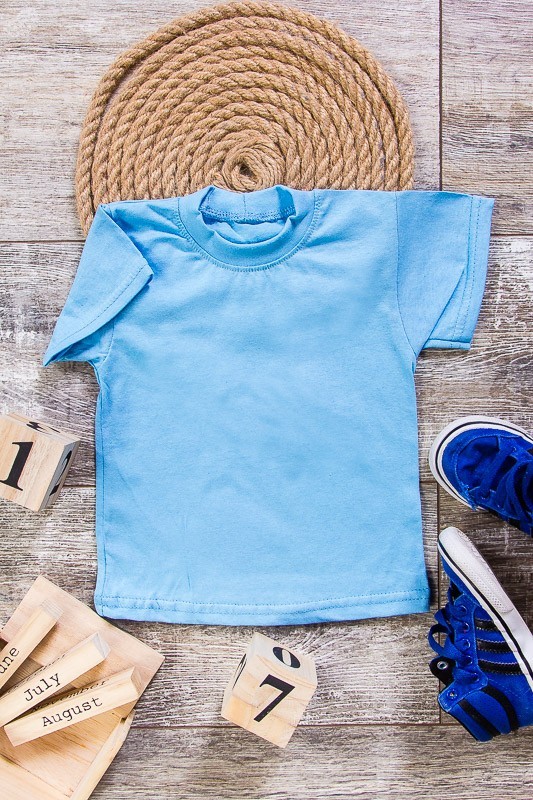 T-Shirt (kids unisex), Summer,  Nosi svoe 6021-001V (blakytnyj) - $11.67+
