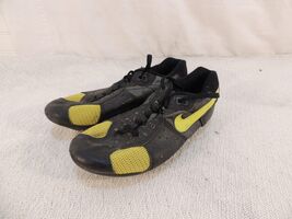 NIKE CYCLING SHOES MEN'S sz7.5 8808I0ST-P BLACK &amp; LIME GREEN VENTED WC50434 - $25.87