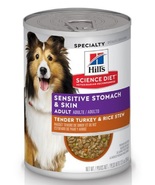 Hill's Science Diet Sensitive Stomach & Skin, Turkey & Rice Stew, 1 Can ... - €11,82 EUR Hill's Science Diet Sensitive Stomach & Skin, Turkey & Rice Stew, 1 Can ... - €11,82 EUR
