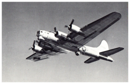 Boeing B 17G Flying Fortress Airplane Postcard - £6.17 GBP