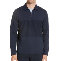 Ted Baker London Men&#39;s Long Sleeve Lydney Colorblock 1/4 Zip Polo Shirt ... - $41.50