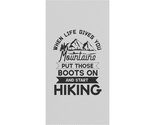 Unisex outdoor hiking motivational quote polyester boho beach cloth 97cm x 206cm thumb155 crop