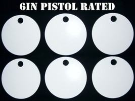 6in. Shooting Targets -  3/8in. Round Hangers - NRA Action Pistol Plates... - $74.99
