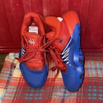 Adidas D.O.N. Issue #1 Amazing Spider Man Blue Red Shoes EF2400 Mitchell... - $38.61