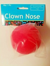 Red Foam Clown Nose costume Halloween Parties - £7.46 GBP
