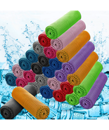 30PCS Cooling Towels Ice Towel for Neck and Face, Gym Yoga Towel Microfi... - $653.32 MXN