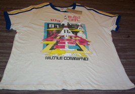 Vintage Style Women&#39;s Atari Missle Command Video Game T-shirt 2XL Xxl New - £19.35 GBP