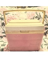 Rubbermaid Cooler Lunch Box Vintage Red White Yellow 12X12X12 Inch  - $28.06 CAD