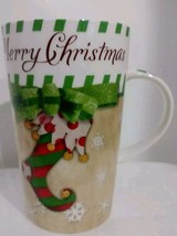 DG Dinamic Coffee Cup Mugs - Merry Christmas New 5&quot;25x3&quot;25 - £11.16 GBP