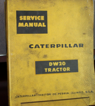 Caterpillar CAT DW20 Trattore Servizio Negozio Officina Manuale OEM - $39.94