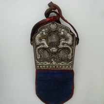 Tibetan Buddhist Dragon Design Buddha/Tara Large Ghau Box/Amulet 9&quot; - Nepal - £82.22 GBP