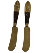 Sri Sang Thai Siam LK Bronze Butter Knife knives Flatware Lot of (2) - $28.49 CAD
