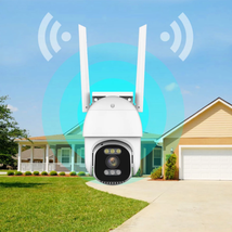 Outdoor Security Camera with 360° View, Wireless Wifi Home Surveillance ... - $59.99