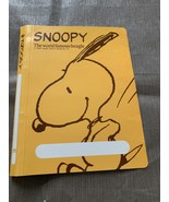 Snoopy Retro Binder Orange Brown - $319.81 MXN