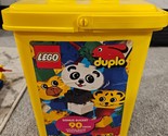 DUPLO LEGOS #1797 Bucket &amp; Lot of 162 Duplo Pieces! Vintage! - $72.55