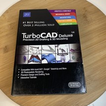 TurboCAD Deluxe 14 Precision 2D Drafting &amp; 3D Modeling With Key - $49.49
