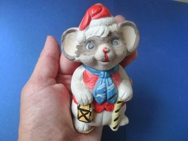 Vintage Scandinavian Falbygden Sweden Christmas Decor Mouse Figurine Sou... - £12.11 GBP