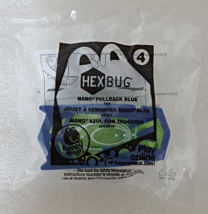 McDonalds 2013 Hexbug Nano Pull Back Blue Beetle No 4 Childs Happy Meal Toy NIP - £3.13 GBP