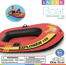 Intex Explorer 100 Inflatable Boat (as,a) M8 - £154.64 GBP