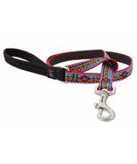 Dog Leash by Lupine 3/4&quot; Wide El Paso Design 6-Foot Long with Padded Handle - $27.89
