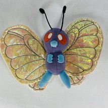 Vintage Pokemon Butterfree Plush Beanie Stuffed Animal Shiny Wings No Tu... - $39.99
