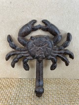 Cast Iron Crab Wall Mount Hat Coat Hanger Hook - $9.90