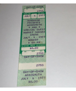 AEROSMITH NAZARETH UNUSED 1977 TICKET Steven Tyler Joe Perry Dan McCafferty - £19.64 GBP