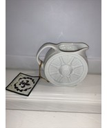 Porcellana De Paris White Porcelain 8 oz Wagon Wheel Creamer New - £10.15 GBP