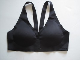 Fashion Front Closure Wireless Bra Racerback with Removable Pads Black - $12.86+