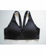 Fashion Front Closure Wireless Bra Racerback with Removable Pads Black - $12.86+