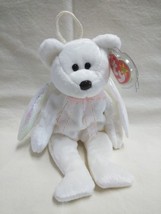 Ty Beanie Baby &quot;HALO&quot; the Guardian Angel Bear - NEW w/tag - Retired - £4.71 GBP