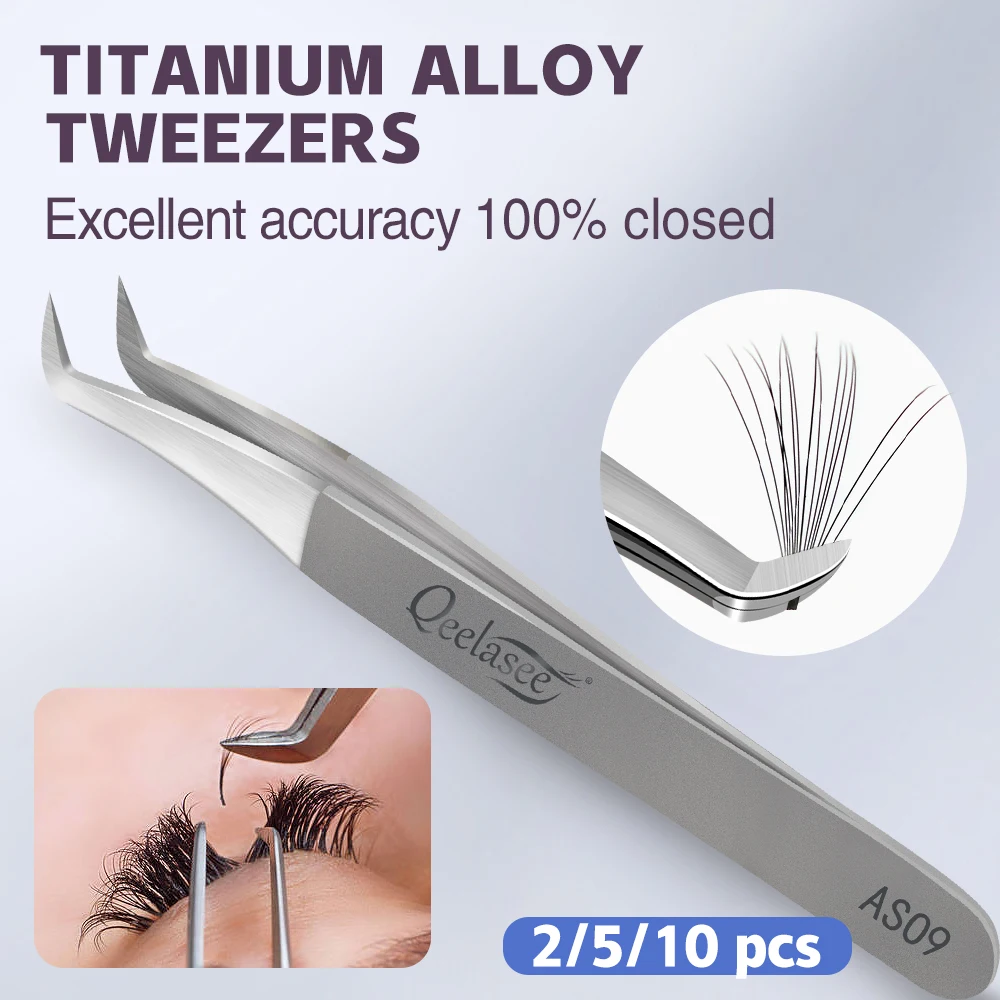 2/5/10pcs silvery Qeelasee Beauty Salon Eyebrow Volume Eyelash Extension  Fan La - £33.54 GBP