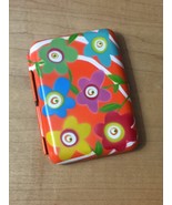 Pylones Enameled Cigarette Case with Flower Design - $280.80 MXN