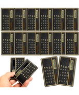 Calculator With 12 Pieces, 8 Digits, Slim Credit Card Design, Solar Power, - £30.80 GBP