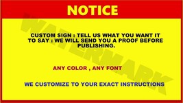 CUSTOM REG SECURITY SAFETY SIGN AUTHORIZED WORK HOME BUSINESS PHOTO ALL ... - $92.53 MXN+