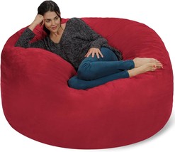 Chill Sack Bean Bag Chair: Giant 5&#39; Memory Foam Furniture Bean Bag -, Cinnabar - £138.89 GBP