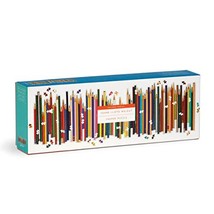 Frank Lloyd Wright Colored Pencils Shaped Panoramic Puzzle: 1000 Piece Wright, F - £14.30 GBP