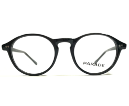 Parade Eyeglasses Frames Q-Series 1720 BLACK Round Full Rim 44-22-145 - $39.59