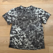 Lululemon All Yours Short Sleeve Tee Marmoleado Tie Dye Graphite Grey sz 12 - £25.43 GBP