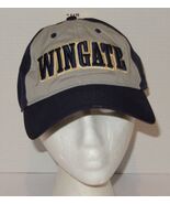 wingate bulldogs Hat Cap Visor adjustable strapback Gray blue By The Gam... - $34.61 CAD
