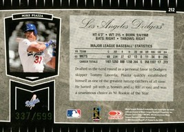 2004 Leaf Certified Cuts SP Mike Piazza 212 Dodgers 337/599 - £1.57 GBP